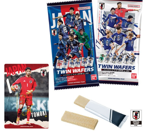 バンダイ ツインウエハース　サッカー日本代表プラカード入 （１枚入）
