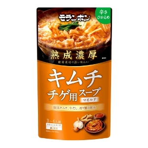モランボン　 熟成濃厚　キムチチゲ用スープマイルド　ストレートタイプ （７５０ｇ）